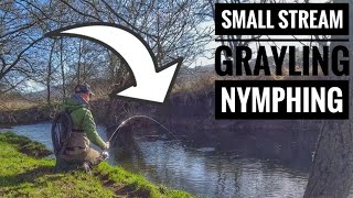 Small Stream Grayling Nymphing Using A Hybrid Euro Leader [upl. by Xymenes898]