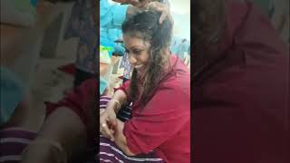 Indian women headshave in tample [upl. by Notrab]