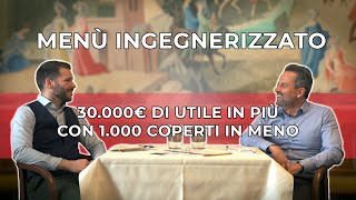 MENU ENGINEERING 30000€ di UTILE in più con 1000 coperti IN MENO  Forst Trento [upl. by Wolfort]