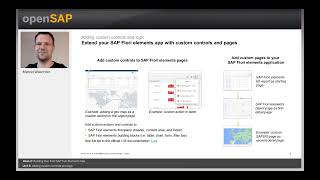 Adding custom controls and logic  W2U6  Developing and Extending SAP Fiori Elements Apps [upl. by Varien]