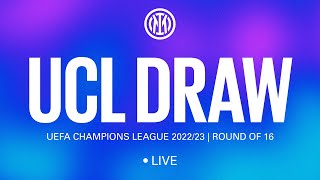 LIVE STREAMING  202223 UEFA CHAMPIONS LEAGUE ROUND OF 16 DRAW 🔮⚫🔵 [upl. by Sonny697]