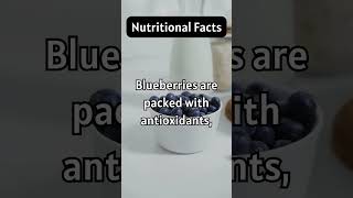 Nutritional facts blueberries [upl. by Eelrihs]