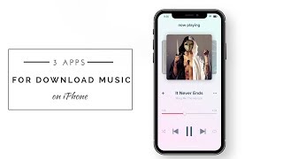 How to Download Music 🎧 on iPhone 2019  3 Best Apps to Download Music on iPhone 📲 No Computer [upl. by Vigor222]