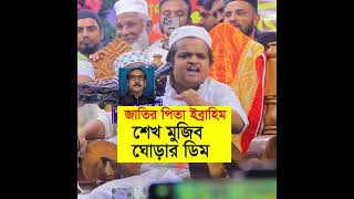 জাতির পিতা ইব্রাহিম শেখ মুজিব ঘোড়ার ডিম  রফিকুল ইসলাম মাদানী  rafiqul islam madani waz shorts [upl. by Yelsel587]