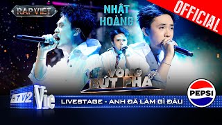 Anh Đã Làm Gì Đâu  Nhật Hoàng ft Thùy Chi kết hợp bùng nổ cảm xúc  Rap Việt 2024 Live Stage [upl. by Lilak37]