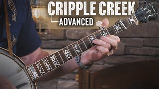 Cripple Creek Free Advanced Banjo Lesson [upl. by Kaitlin]