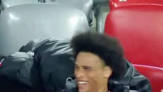 sane and Gnabry Laughing [upl. by Donaldson]