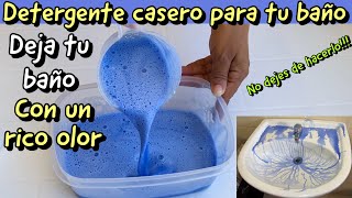 Detergente casero para mantener tu baño limpio y con rico olor [upl. by Berman]