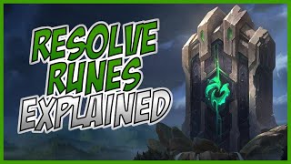 3 Minute Resolve Runes Guide  A Guide for League of Legends [upl. by Oigres974]