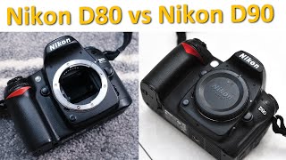 CCD vs CMOS  Test 2  Nikon D80 vs D90 [upl. by Akcira]