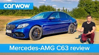 MercedesAMG C63 S 2019 review  see how quick it can get to 60mph  carwow [upl. by Innavoeg]