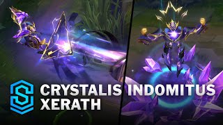 Crystalis Indomitus Xerath Skin Spotlight  PreRelease  PBE Preview  League of Legends [upl. by Kerwinn]