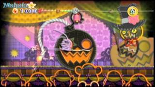 Kirbys Epic Yarn Walkthrough  Treat Land  Squashini Boss Fight [upl. by Edwards413]