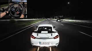 700BHP Porsche 718 Cayman GT4 RS  Assetto Corsa  Steering Wheel Gameplay [upl. by Ardnaet]