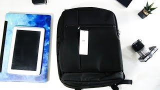 Xiaomi Mi Classic Business Backpack  HandsOn Review [upl. by Bunow]