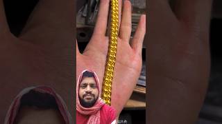 24K Gold Chain Making ⚒️  green screen  shorts ytshorts youtubeshorts goldchain silverchain [upl. by Duke]