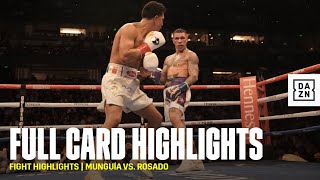 FULL CARD HIGHLIGHTS  Jaime Munguía vs Gabriel Rosado [upl. by Anma]