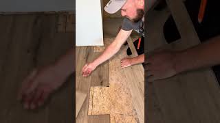 Flooring construction lvp lvt flooring hardwood laminate remodel diy satisfying [upl. by Karole]