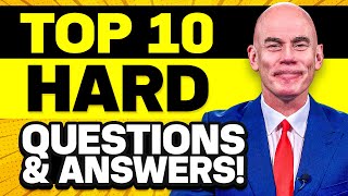 TOP 10 ‘MOST DIFFICULT’ INTERVIEW QUESTIONS amp ANSWERS [upl. by Steinberg]