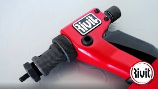 Rivit RIV98 ENG hand tool for rivet nuts [upl. by Nodaj238]