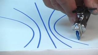 Freehand lining and pinstriping with the Beugler Pinstriping Tool [upl. by Akkinahs]