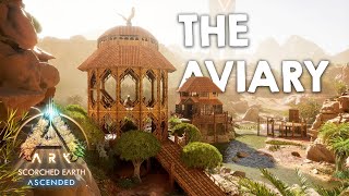 Epic Aviary Build on Scorched Earth  ARK Survival Ascended [upl. by Annavas]