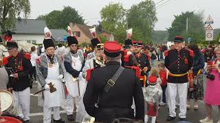 Marche Sainte Rolende Gerpinnes 2022 20 Dimanche de Pentecôte remise des médailles GerpinnesFlaches [upl. by Krilov]