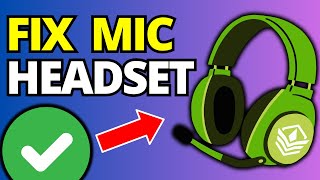 How To Fix Headset Mic Not Working on Windows 1011 [upl. by Graniela233]