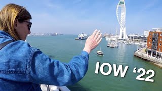 Caravan holiday to Isle of Wight  Part 1  Ferry travel and setup [upl. by Ynnelg164]