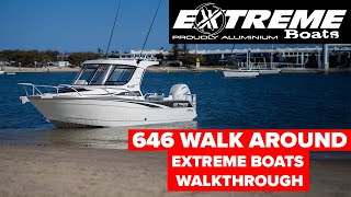 NEW Extreme Boats 646 Walk Around  New Model  Walkthrough [upl. by Nimrak]