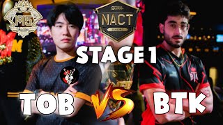 BTK VS TOB NACT GRAND FINALS  STAGE 1 [upl. by Penrose930]