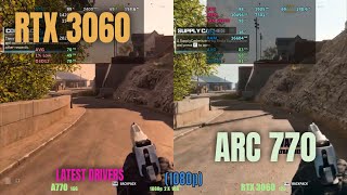 Intel arc 770 vs RTX 3060 in 2024 [upl. by Azzil]