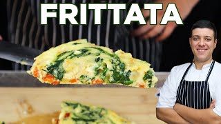 Easy Frittata Recipe  Oven Baked by Lounging with Lenny [upl. by Airretal988]