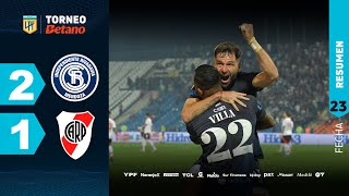 INDEPENDIENTE RIVADAVIA 2  1 RIVER I Resumen del partido  TorneoBetano 2024 [upl. by Mall]