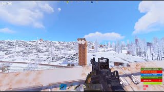 ASI DOMINA LA NIEVE UN SOLO PLAYER CON 11139 HORAS  RUST [upl. by Kaz]