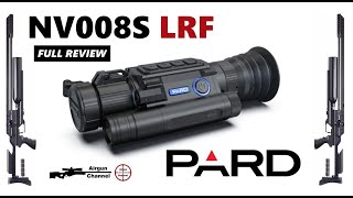 The PARD NV008S LRF Day or Night Vision Rifle Scope w Laser Range Finder amp Ballistic Calculator [upl. by Verney567]