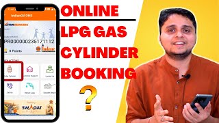 How to book LPG Gas Cylinder Online  IndianOil One App [upl. by Nylirac]