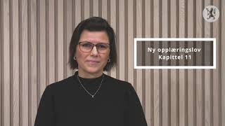 Webinar om ny opplæringslov  intro [upl. by Kcirdnek]