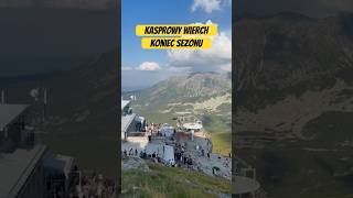 Kasprowy Wierch Koniec Sezonu zakopane kasprowywierch tatry [upl. by Ahsilyt]