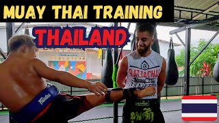 How INTENSE is Muay Thai Training in Thailand 🇹🇭 Rattachai Muay Thai Gym Phuket [upl. by Thenna934]