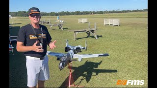 MIchael Wargo Flies the FMS twin 70mm A‑10 Thunderbolt II V2 with Reflex V2 PNP [upl. by Winthorpe]