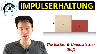 IMPULS amp Impulserhaltung – Elastischer amp Unelastischer Stoß  Aufgaben  Übersicht [upl. by Licec]