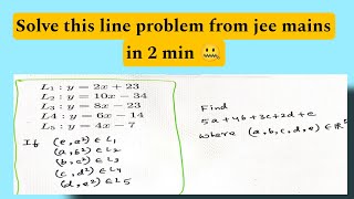 Master Coordinate Geometry for JEE Mains fast easy proven [upl. by Leiru]