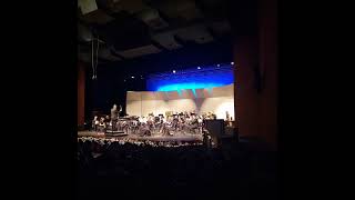 CCHS holiday band concert  Wind Ensemble 3 [upl. by Crescin]