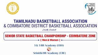 5 amp 5 BB Academy ERO Vs Srinithi BB Academy CBEMEN TNBA amp CDBA COIMBATORE ZONE [upl. by Engle]