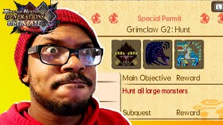 I Underestimated The GRIMCLAW TIGREX G2 Hunt in MHGU [upl. by Etezzil]