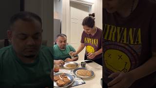 Aaj fir se Parantha We breakfast day11 mooliparatha shortsyoutube breakfastvlog minivlog [upl. by Rip]