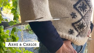 Part 2 on How to Refurbish Redesign and Customize a Knitted Vintage Sweater by ARNE amp CARLOS [upl. by Lela467]