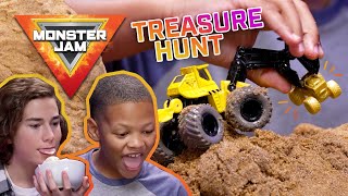 Treasure Hunt 💎 MONSTER JAM Revved Up Recaps  Episode 3 [upl. by Airamat]