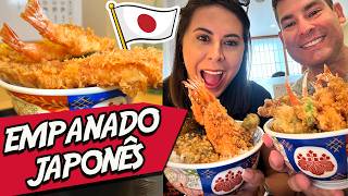 Primeira vez comendo Enguia As Frituras do Japão [upl. by Anahpos]